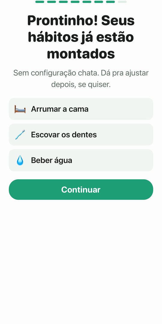 Tudo montado pra você